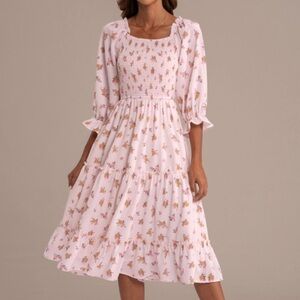 Floral Smocked Dress NWOT
